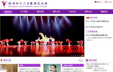 深圳舞蹈艺术网站,龙华建设舞蹈网站